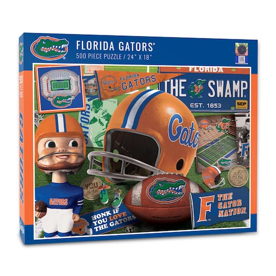 College Team Retro Series 500 Piece Puzzle By Youthefan in Florida Gators | 18" x 24" | Michaels®